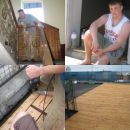 Bau der Dachterrasse